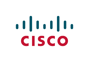 Le logo de la marque Cisco inclut des lignes verticales qui font ici référence à la ville de San Francisco.